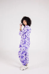 Purple tye-dye set